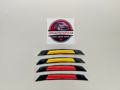 JDM SIDE REFLECTOR STICKER KIT (4PCS)