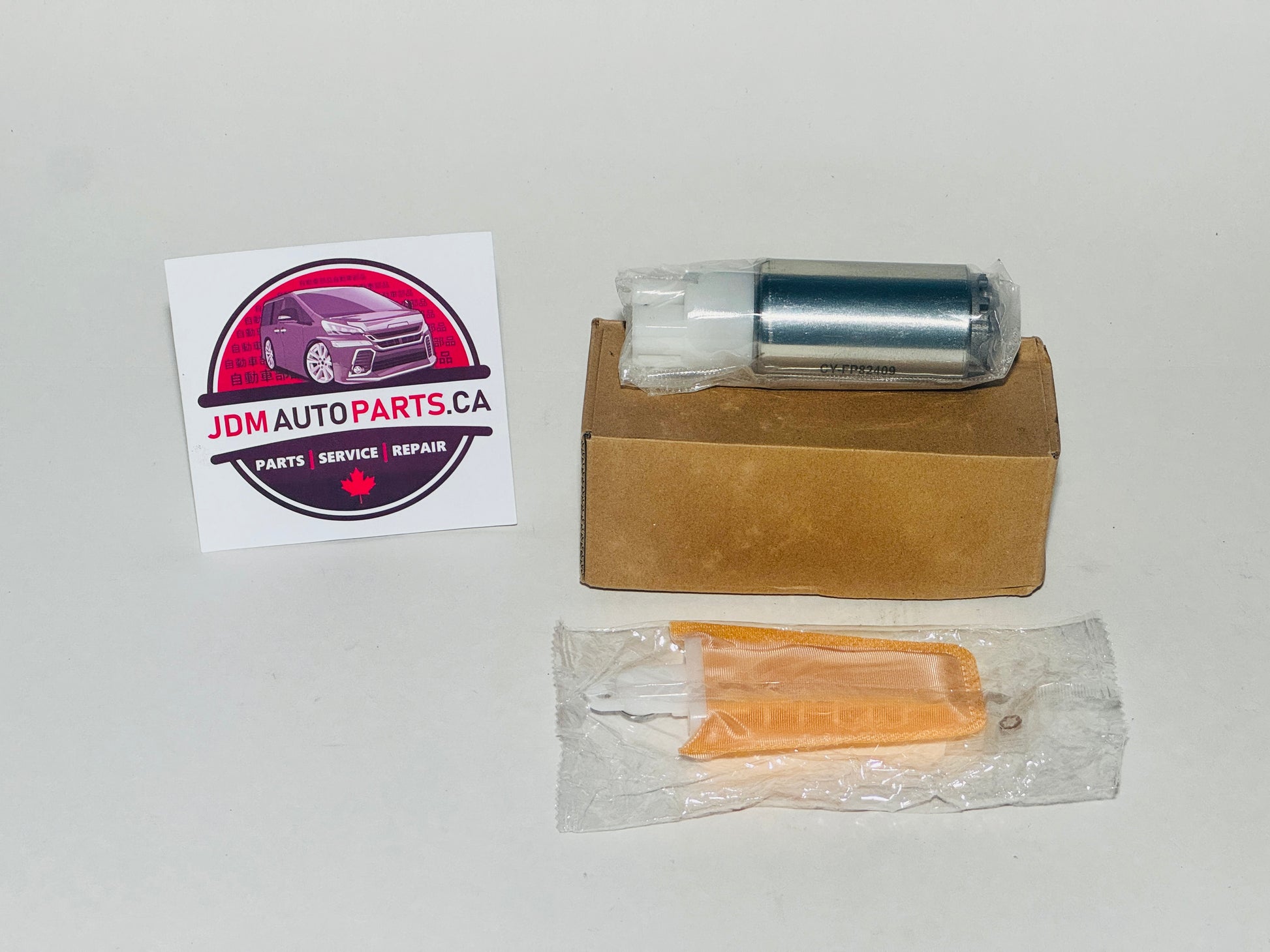 2002-2007 TOYOTA ALPHARD FUEL PUMP WITH FILTER ANH10 ANH15 MNH10 MNH15 ATH10 NEXT TO JDM AUTO PARTS.CA STORE INFORMATION CARD 