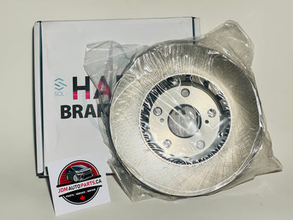 New front brake rotor for 2008-2014 2nd generation toyota alphard and vellfire made for vins starting with anh20 anh25 ggh20 ggh25 ath20 oem quality aftermarket rotor 