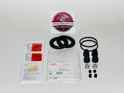 Automotive parts kit with packaging on a white background, featuring JDM Auto Parts CA branding.