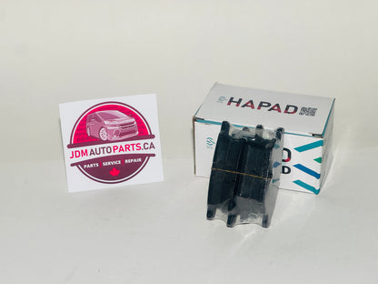 HAPAD branded box with black parts on a white background, featuring JDM Auto Parts CA logo.