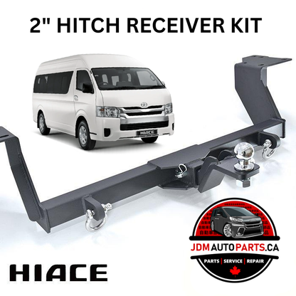 2004-2019 TOYOTA HIACE 2' HITCH RECIEVER KIT (H200 STANDARD / H220 WIDEBODY)