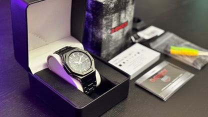 CUSTOM “CASIOAK” G-SHOCK WITH MODIFIED CASE/STRAP NEW ORIGINAL