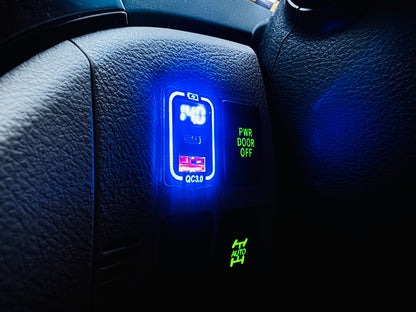2008-2014 TOYOTA ALPHARD / VELLFIRE USB-C & USB-A CHARGING SOCKET