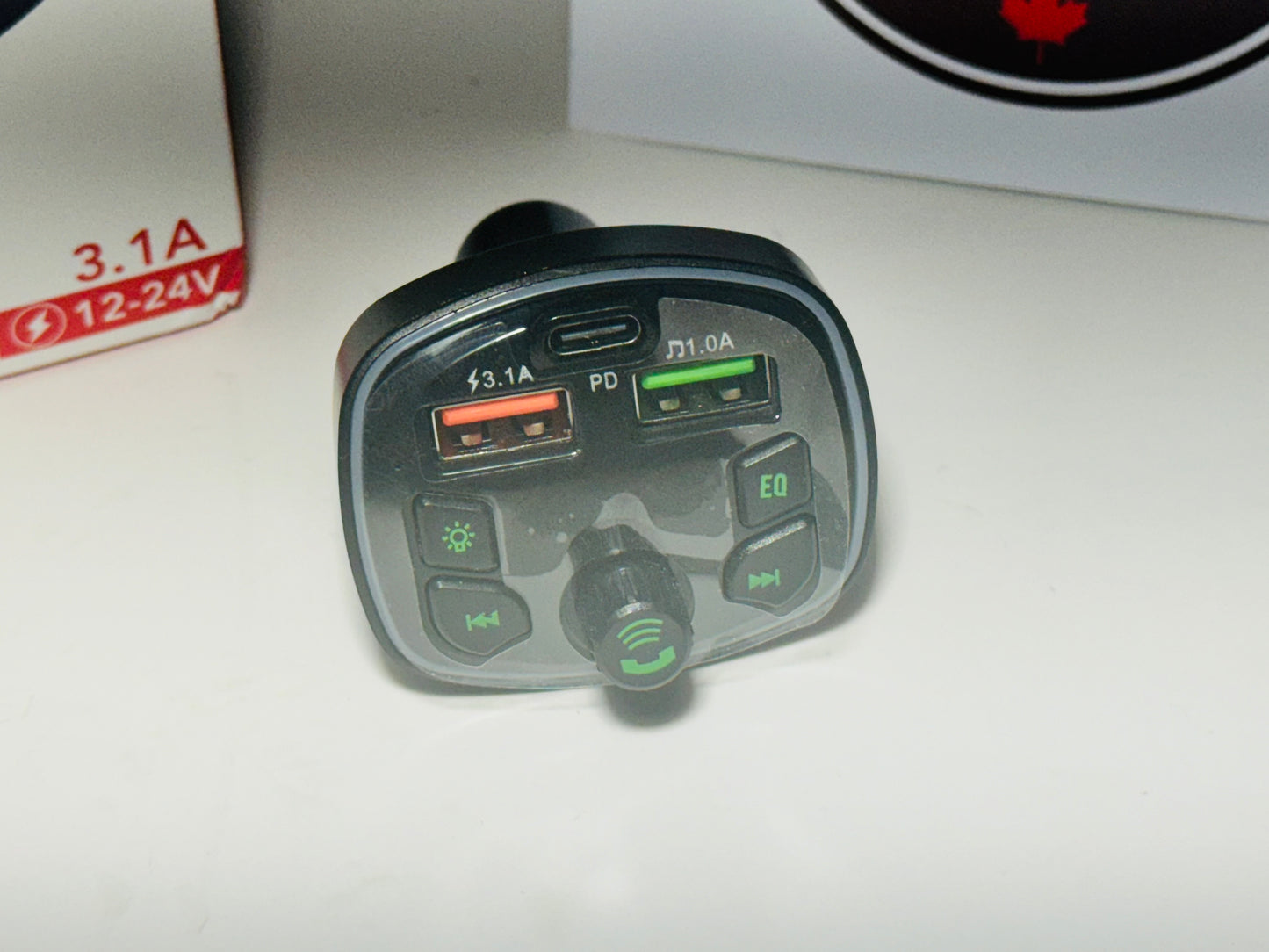 JDM BLUETOOTH AUDIO FM TRANSMITTER / PHONE CHARGER