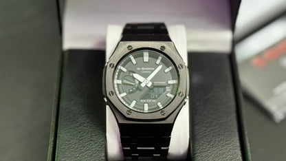 CUSTOM “CASIOAK” G-SHOCK WITH MODIFIED CASE/STRAP NEW ORIGINAL