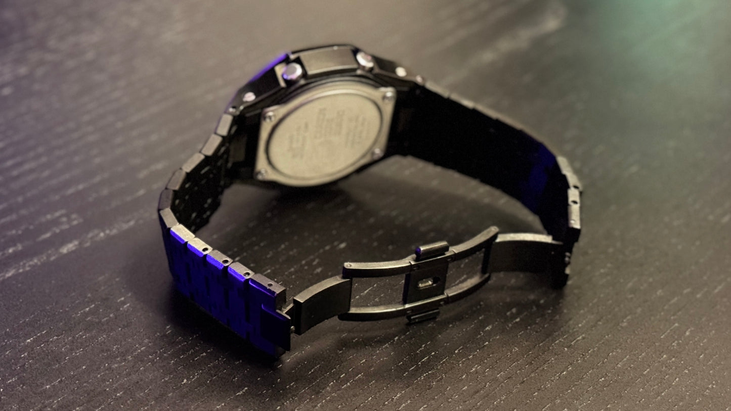 CUSTOM “CASIOAK” G-SHOCK WITH MODIFIED CASE/STRAP NEW ORIGINAL