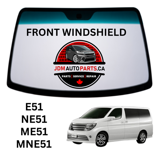 2002-2010 NISSAN ELGRAND FRONT WINDSHIELD (E51 SERIES)