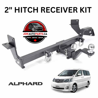 2002-2007 TOYOTA ALPHARD 2" HITCH RECEIVER KIT