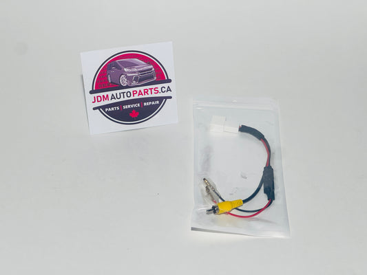 2008-2014 TOYOTA ALPHARD /VELLFIRE FACTORY BACK UP CAMERA TO AFTERMARKET STEREO POWER / VIDEO ADAPTER