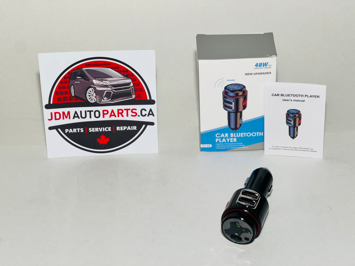 JDM BLUETOOTH FM TRANSMITTER 48W FAST CHARGER – BLUETOOTH 5.4, 30W PD + QC3.0 PRODUCT PHOTO
