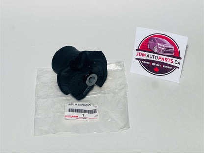 Black suspension part in clear packaging with JDM Auto Parts CA label on a white background